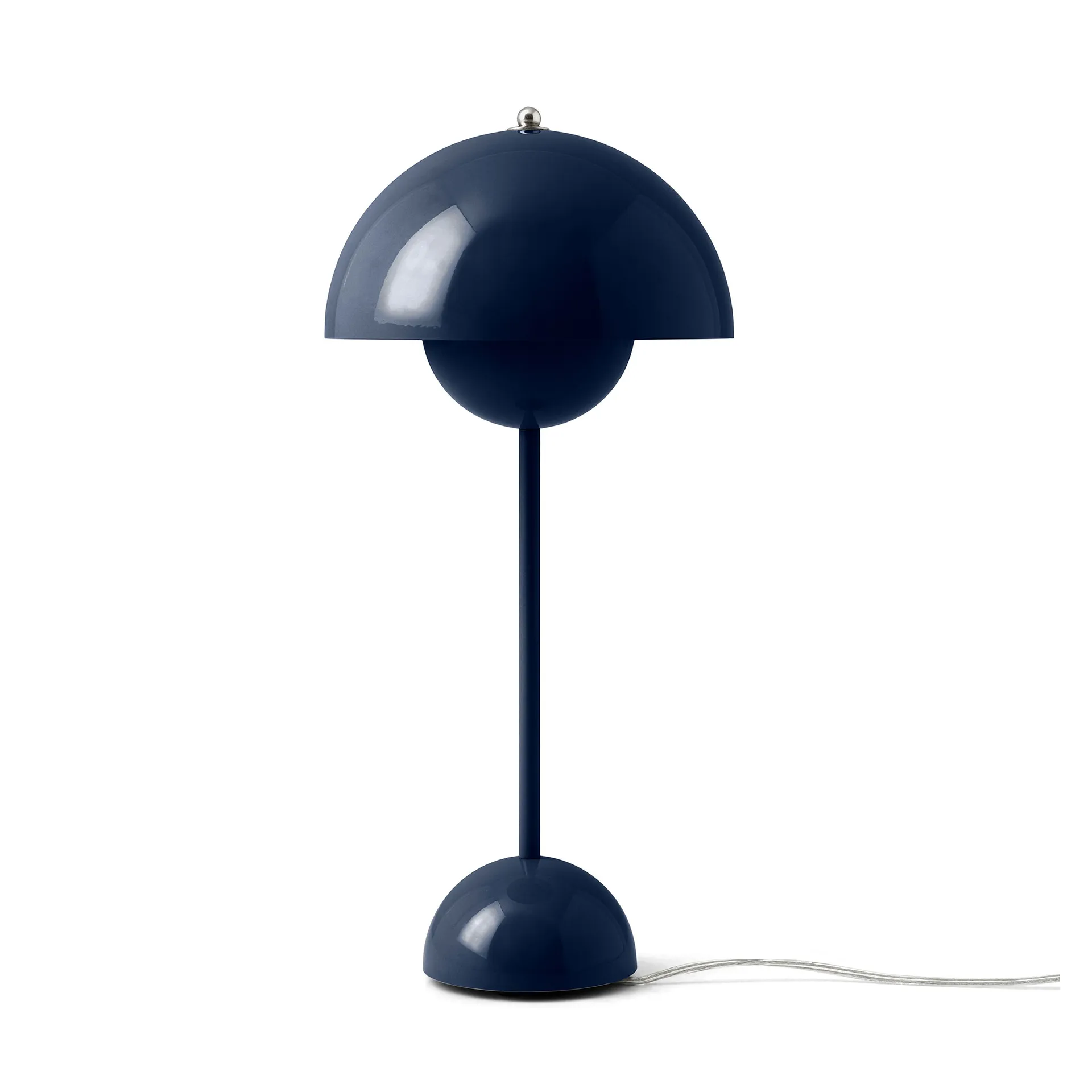 FlowerPot VP3 table lamp, Steel blue &Tradition