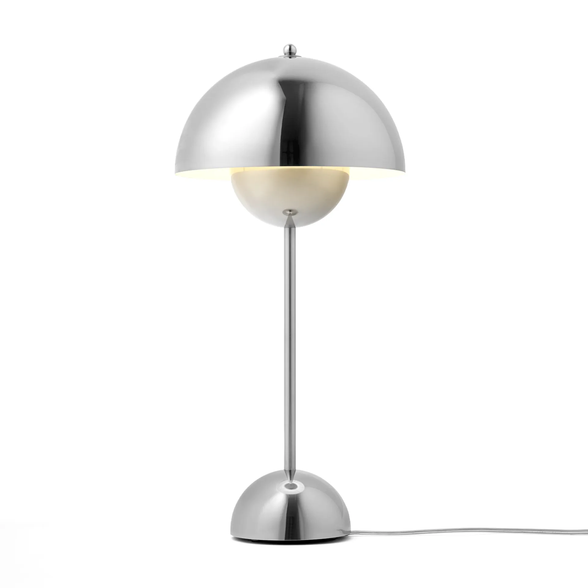 FlowerPot VP3 Tischleuchte, Chrome-plated &Tradition