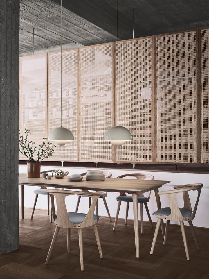 Flowerpot VP7 pendant lamp, grey-beige &Tradition