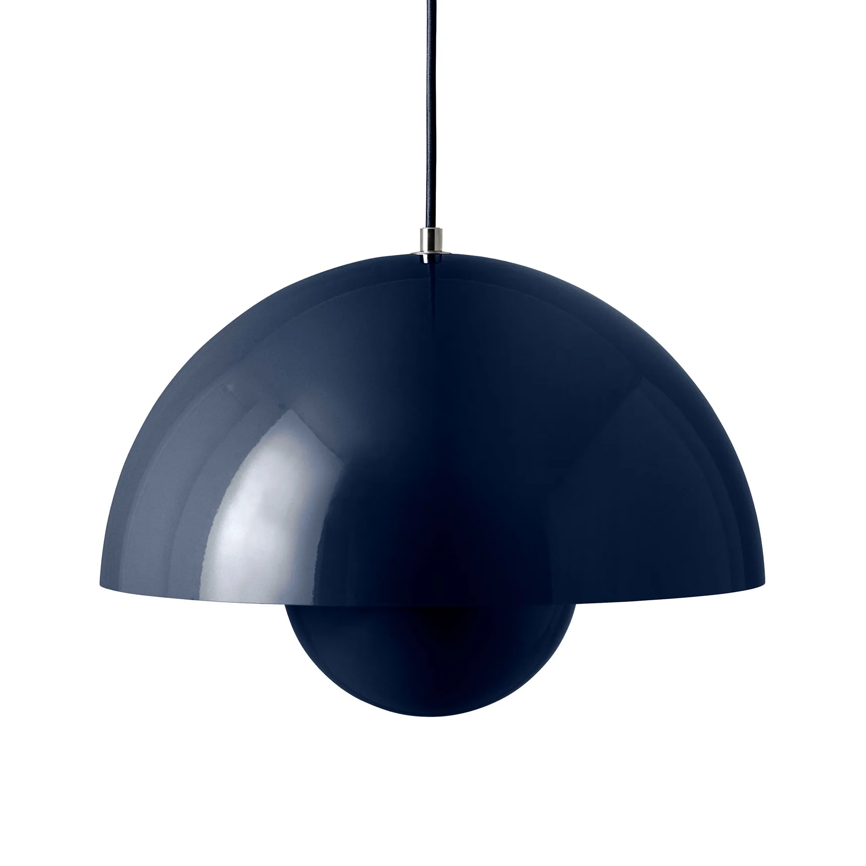 Flowerpot VP7 pendant lamp, Steel blue &Tradition