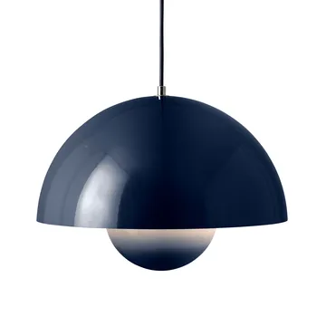 Flowerpot VP7 pendant lamp - Steel blue - &Tradition