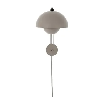 Flowerpot VP8 wall lamp - Grey beige - &Tradition