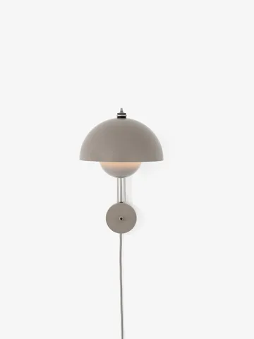 Flowerpot VP8 wall lamp - Grey beige - &Tradition