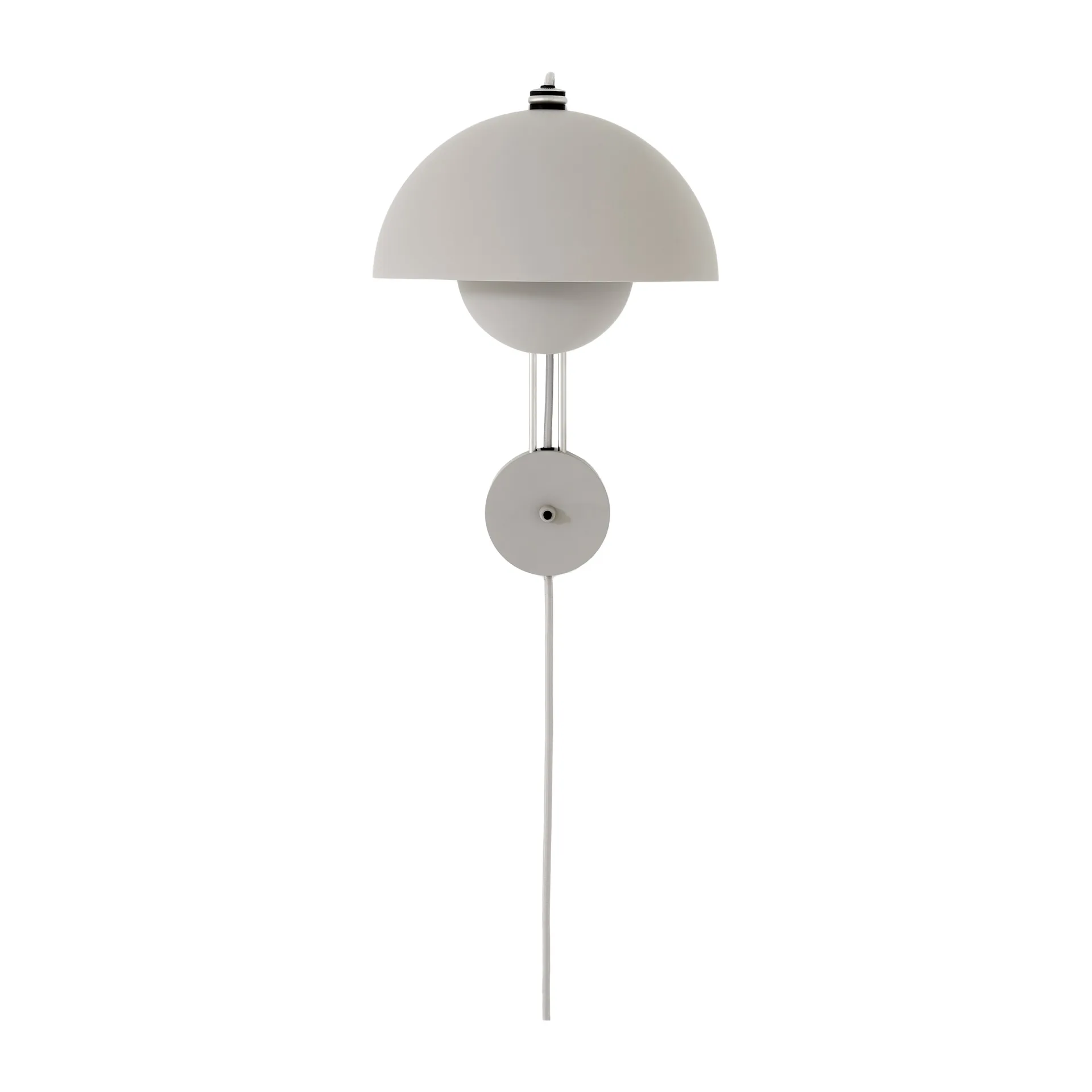 Flowerpot VP8 wall lamp, Matte light-grey &Tradition