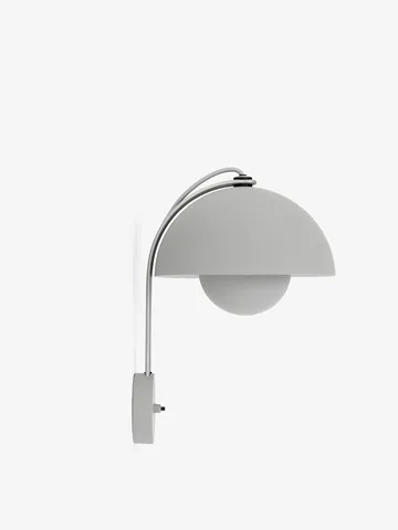 Flowerpot VP8 wall lamp - Matte light-grey - &Tradition