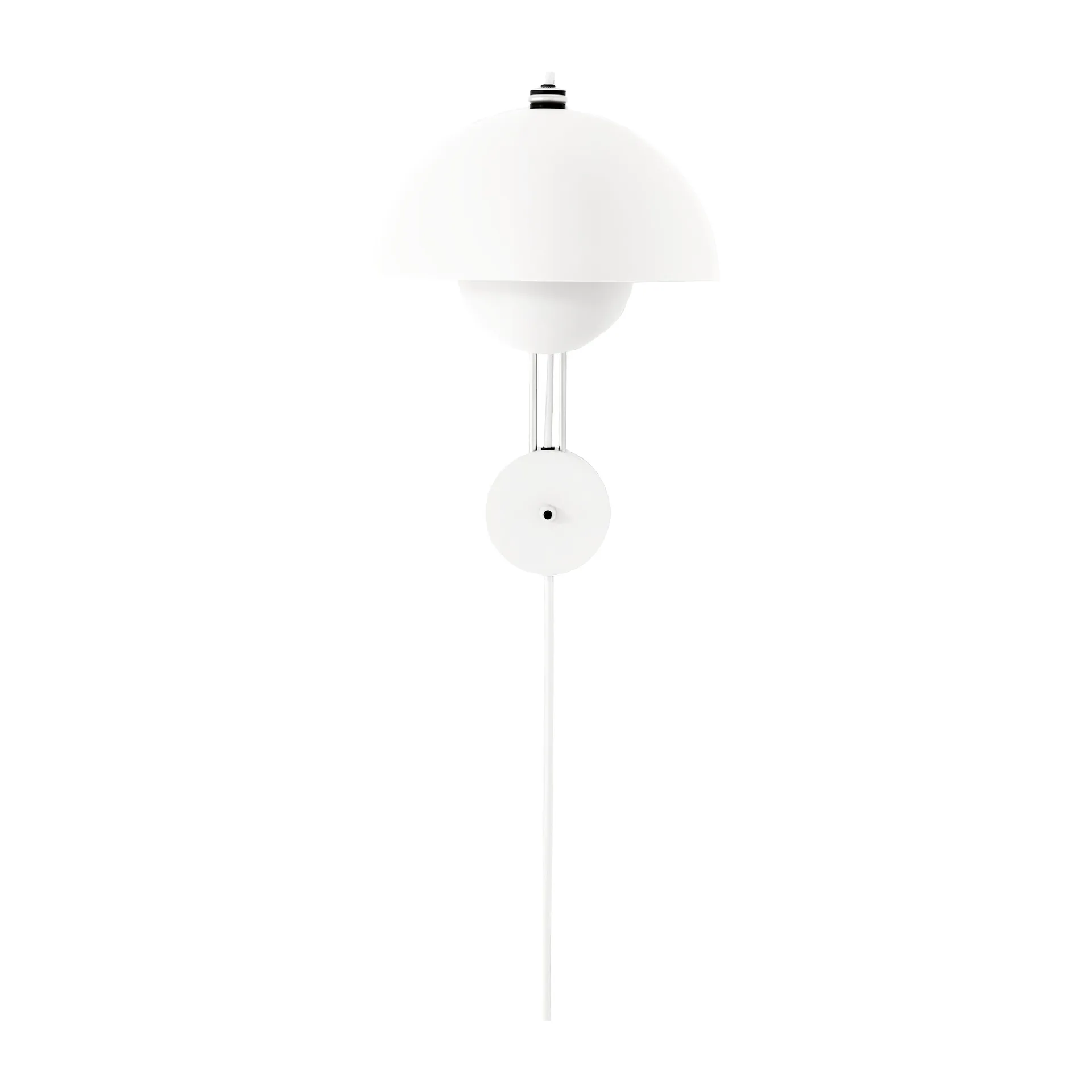 Flowerpot VP8 wall lamp, Matte white &Tradition