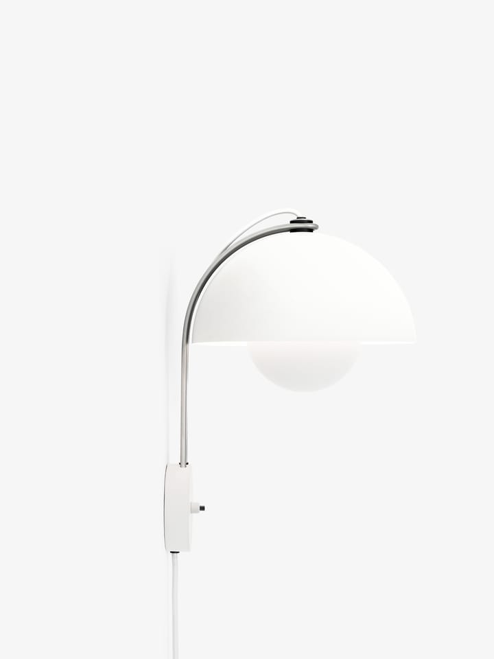 Flowerpot wall lamp VP8, Matte white &Tradition