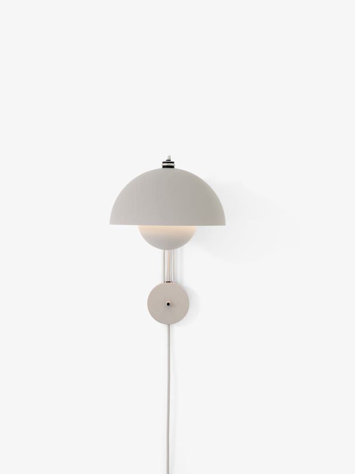 Flowerpot Wandleuchte VP8, Matt light grey &Tradition