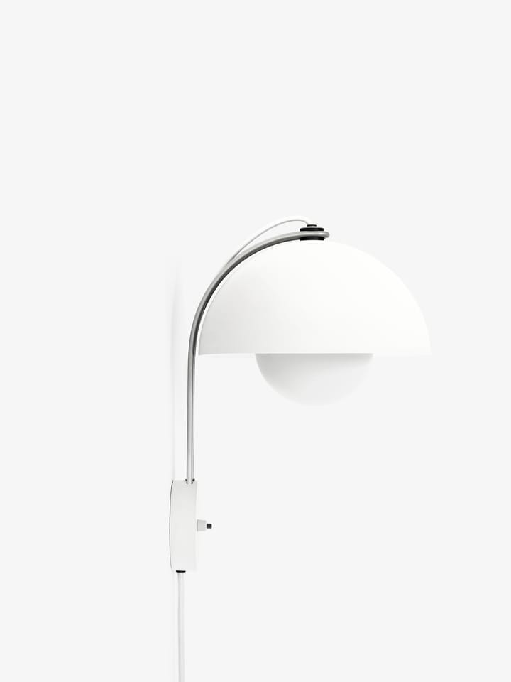 Flowerpot Wandleuchte VP8, Matt white &Tradition