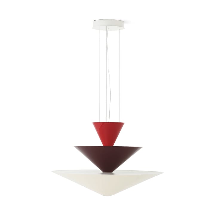 Gio LN15 Pendelleuchte Ø92 cm - Vermilion red-d. burgundy-ecru - &Tradition