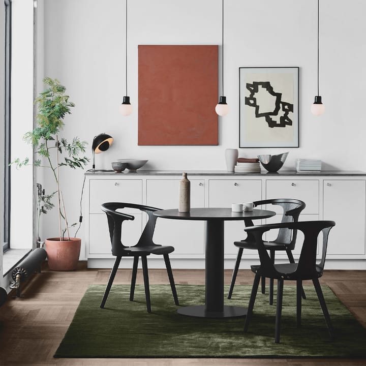 Mass Light NA5 Pendant, Black marble/white, nero marquina &Tradition