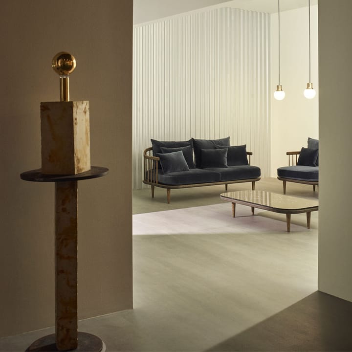 Mass Light NA5 Pendant, Black marble/white, nero marquina &Tradition