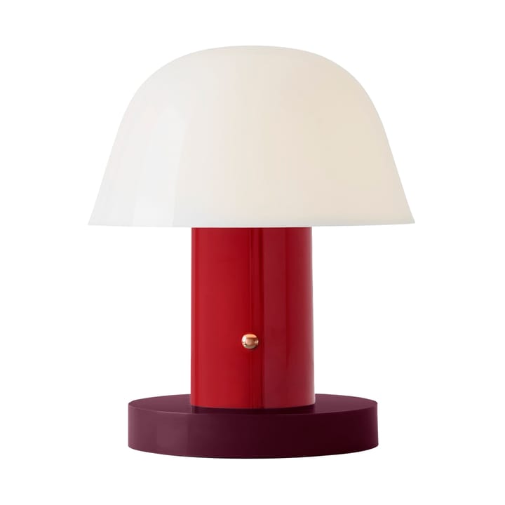 Setago JH27 table lamp, Maroon-grape &Tradition