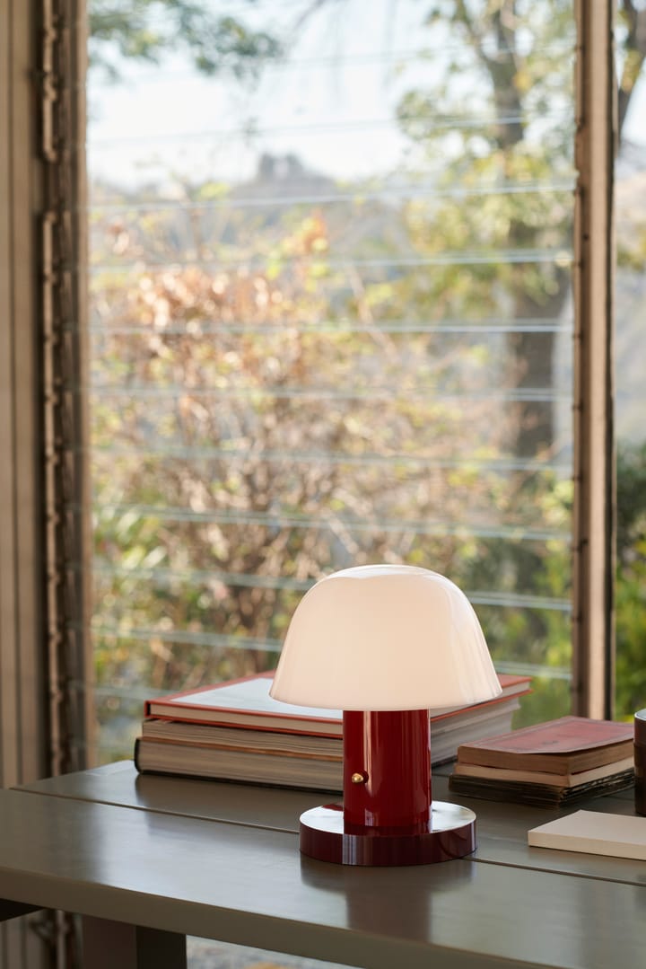 Setago JH27 table lamp, Maroon-grape &Tradition