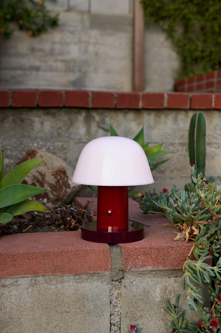 Setago JH27 table lamp, Maroon-grape &Tradition