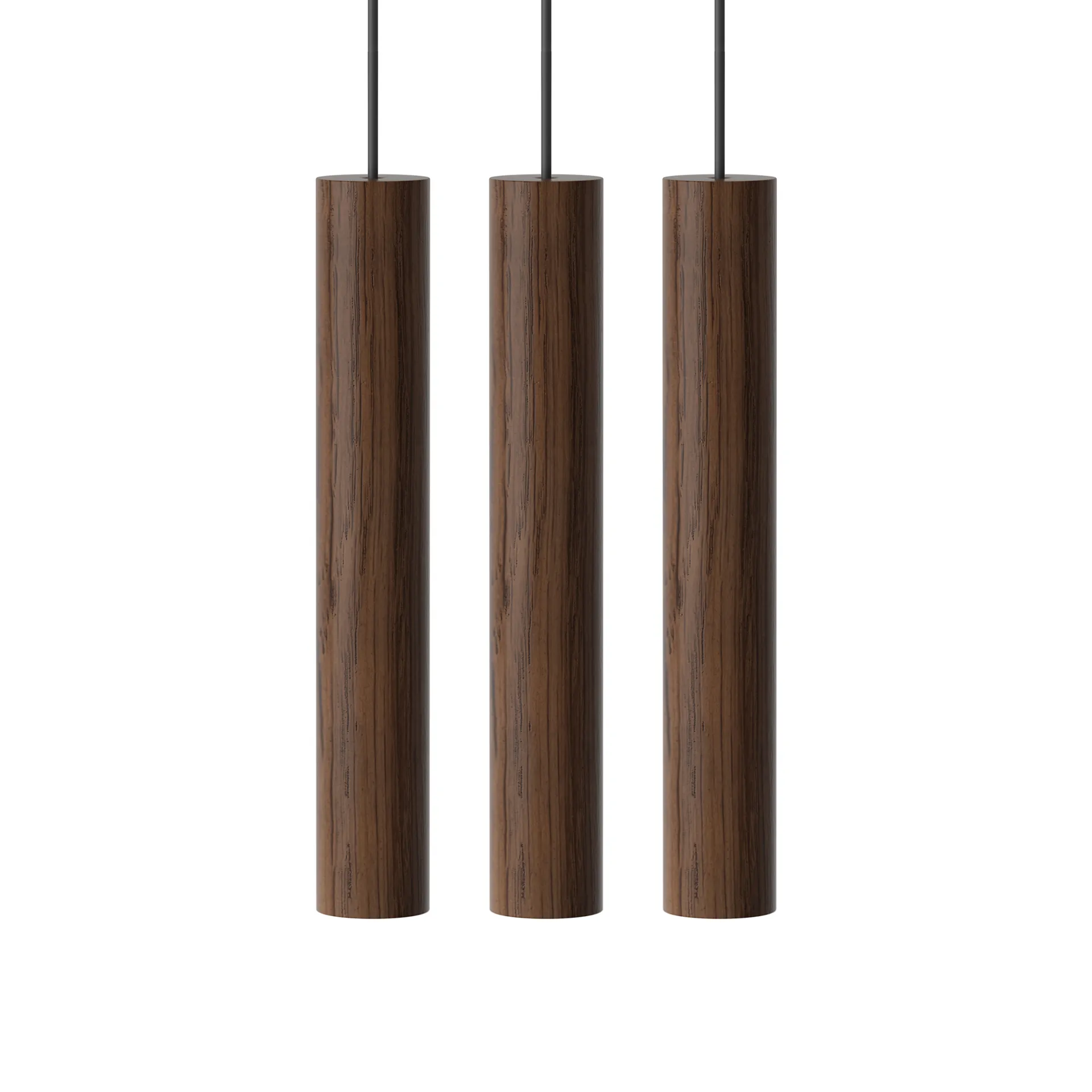 3 Chimes lampa, mörk ek Umage