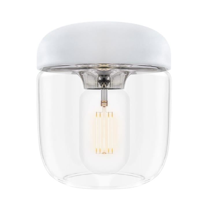 Acorn lamp shade white, polished steel Umage