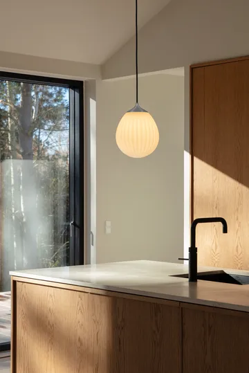 Around The World pendant mini - Brushed steel - Umage