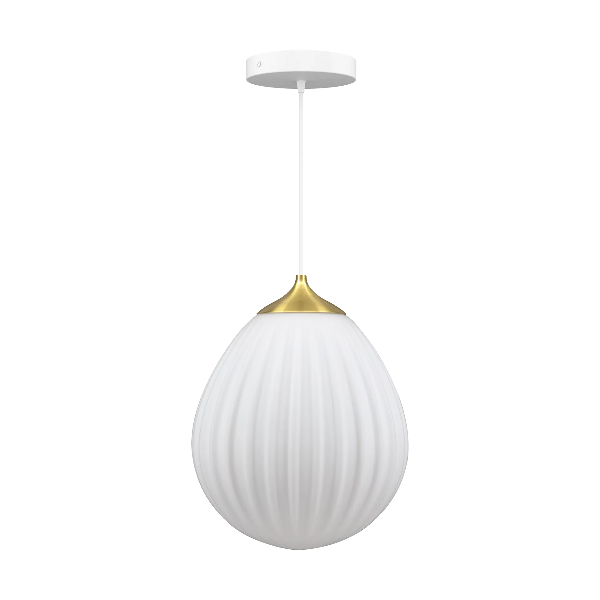 Around The World pendel medium, Borstad mässing Umage