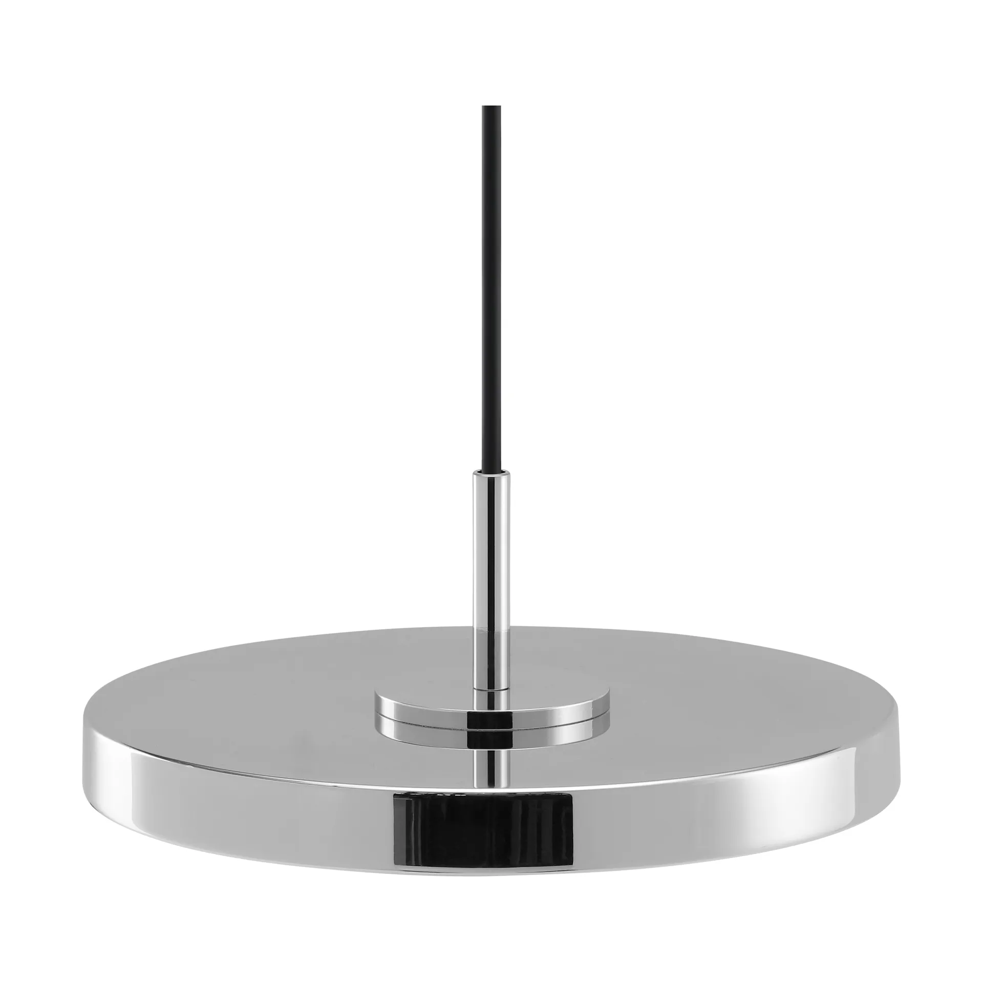 Asteria Micro Pendelleuchte, Polished Steel-Steel Top Umage