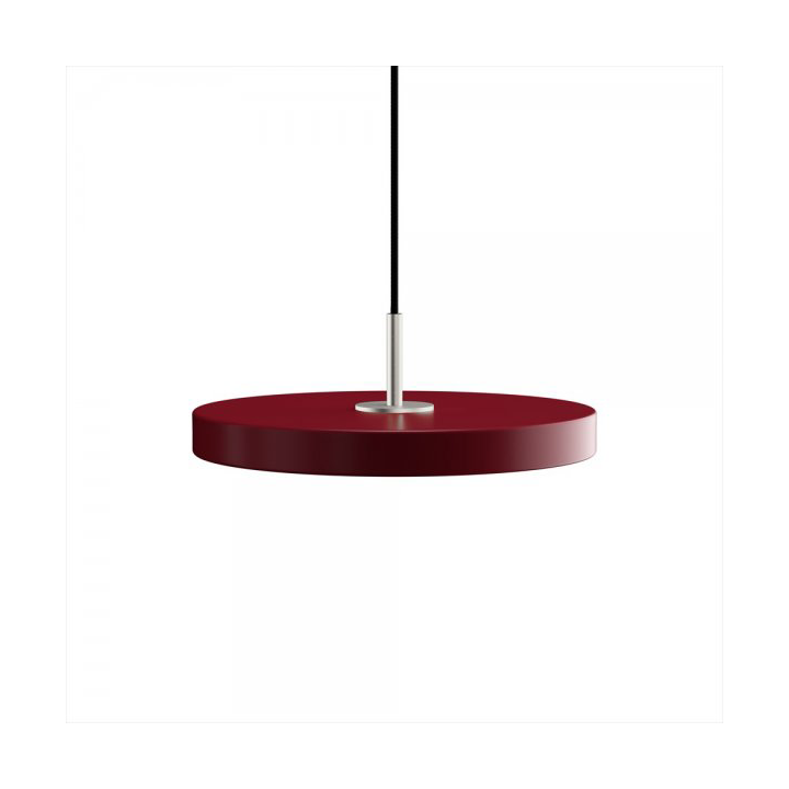 Umage Asteria Mini Chrom Pendelleuchte Ø31x10,5 cm Rot