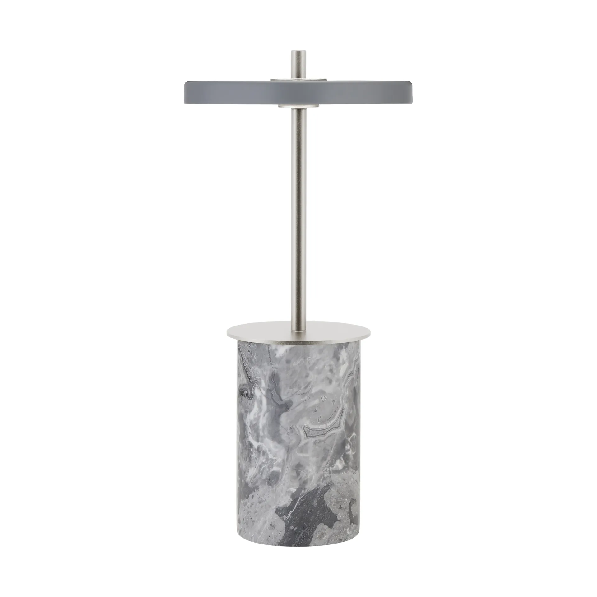 Asteria Move Mini bordslampa Ø12x25,5 cm, Grey Marble-steel Umage