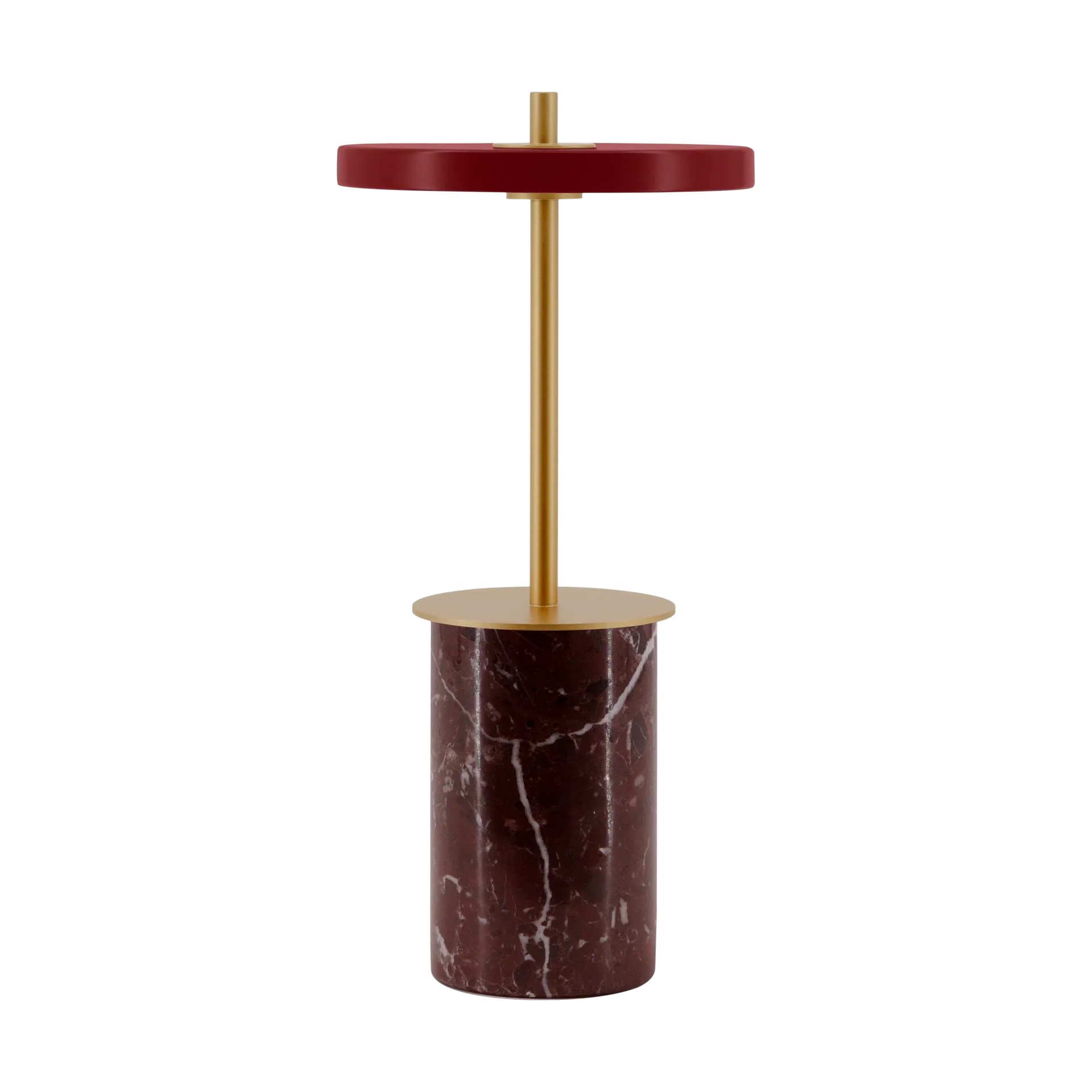 Asteria Move Mini table lamp Ø12x25,5 cm, Red marble Umage