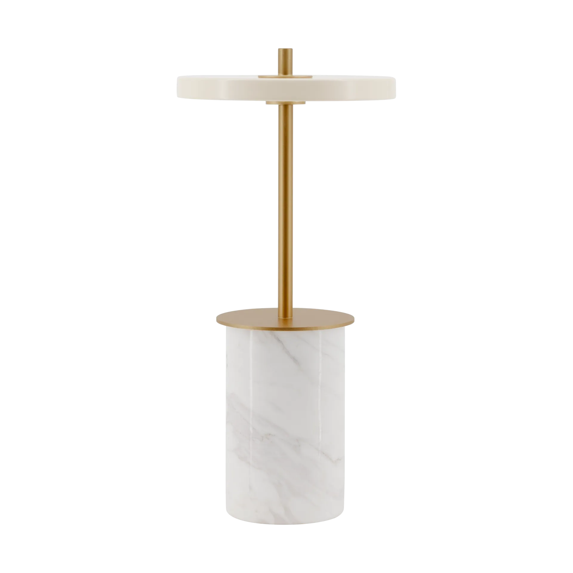 Asteria Move Mini table lamp Ø12x25,5 cm, White marble Umage