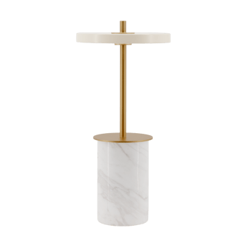 Asteria Move Mini table lamp Ø12x25,5 cm - White marble - Umage