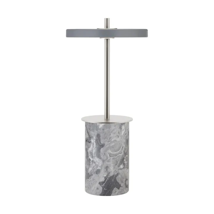 Asteria Move Mini Tischleuchte Ø12x25,5 cm - Grey Marble-steel - Umage