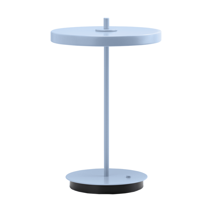 Asteria Move portable table lamp, Monochrome-pale blue Umage