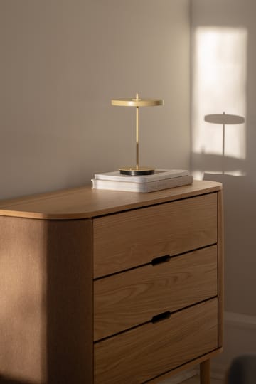 Asteria Move tragbare Tischlampe - Monochrome-butter yellow - Umage