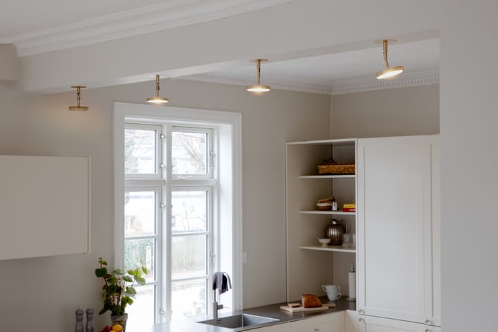Asteria Spot ceiling and wall lamp Ø12 cm, Polished brass Umage