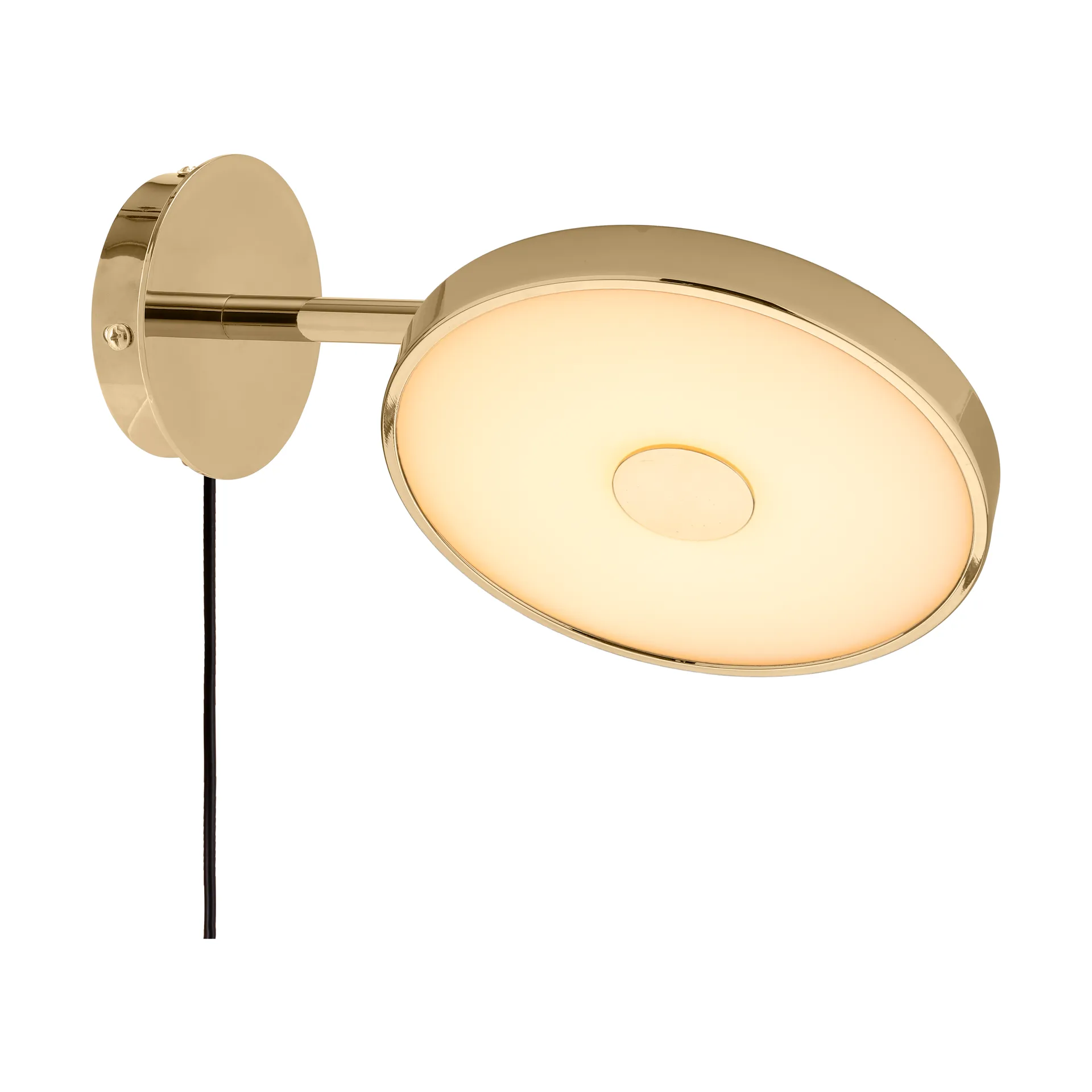 Asteria Wall kurze Wandleuchte, Polished brass Umage