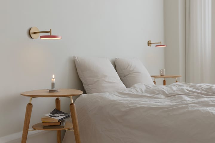 Asteria Wall short vägglampa, Nuance rose Umage