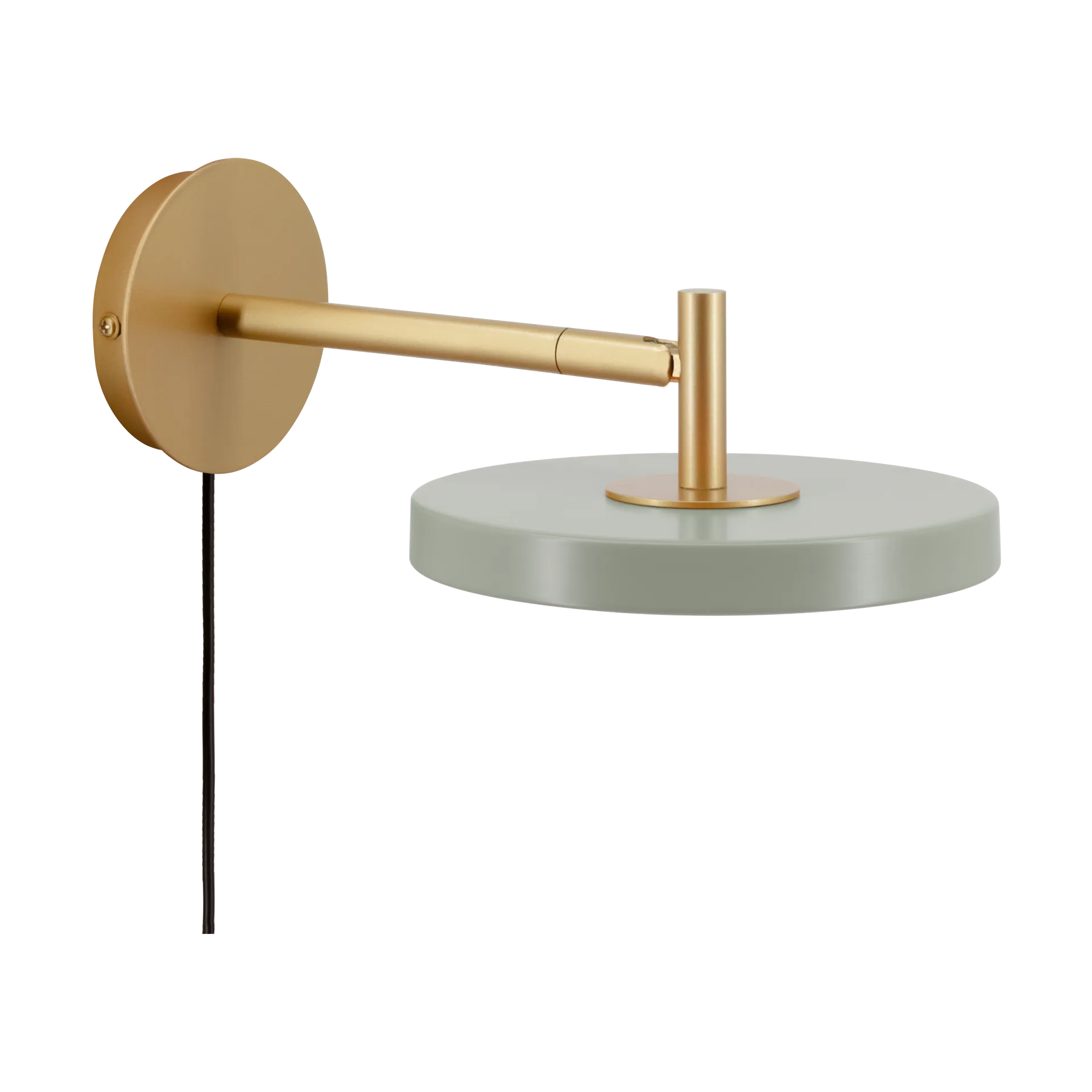 Asteria Wall short wall lamp, Nuance olive Umage