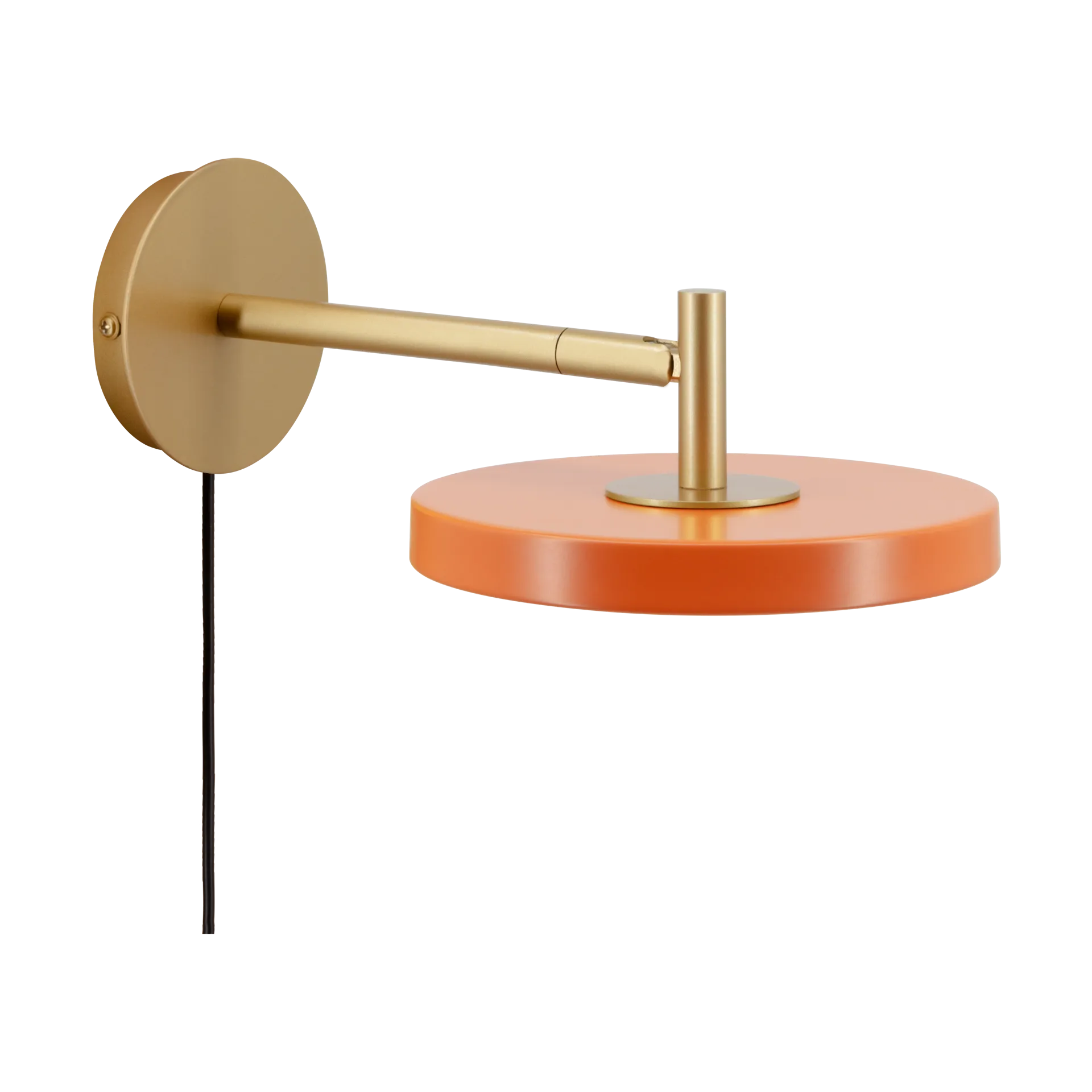 Asteria Wall short wall lamp, Nuance orange Umage