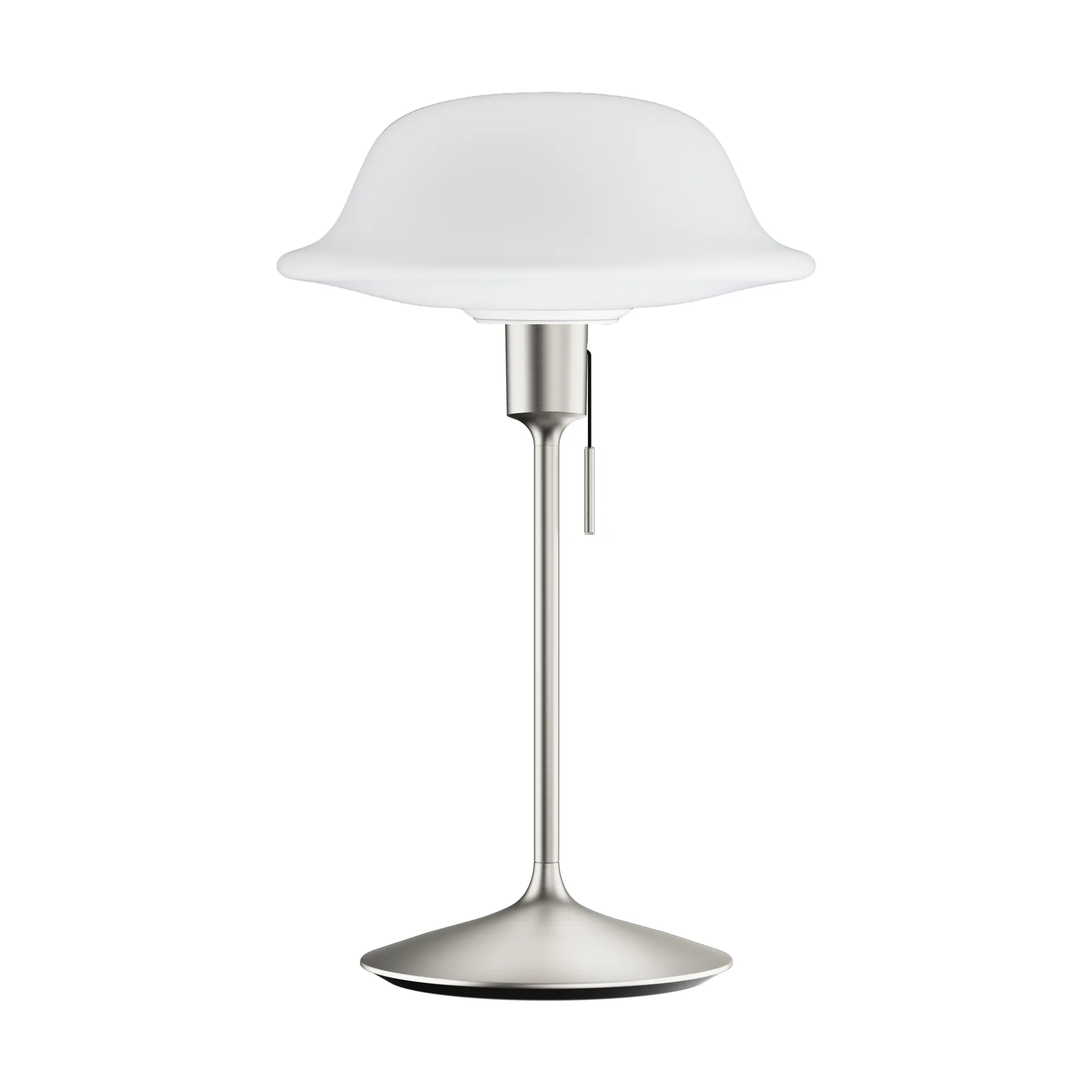 Butler table lamp, White-brushed steel Umage
