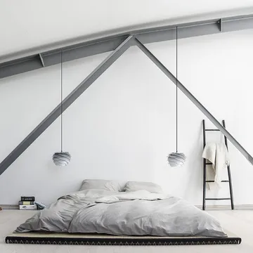 Carmina mini Leuchtenschirm Ø32cm - Misty grey - Umage