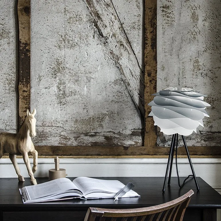 Carmina mini Leuchtenschirm Ø32cm, Misty grey Umage