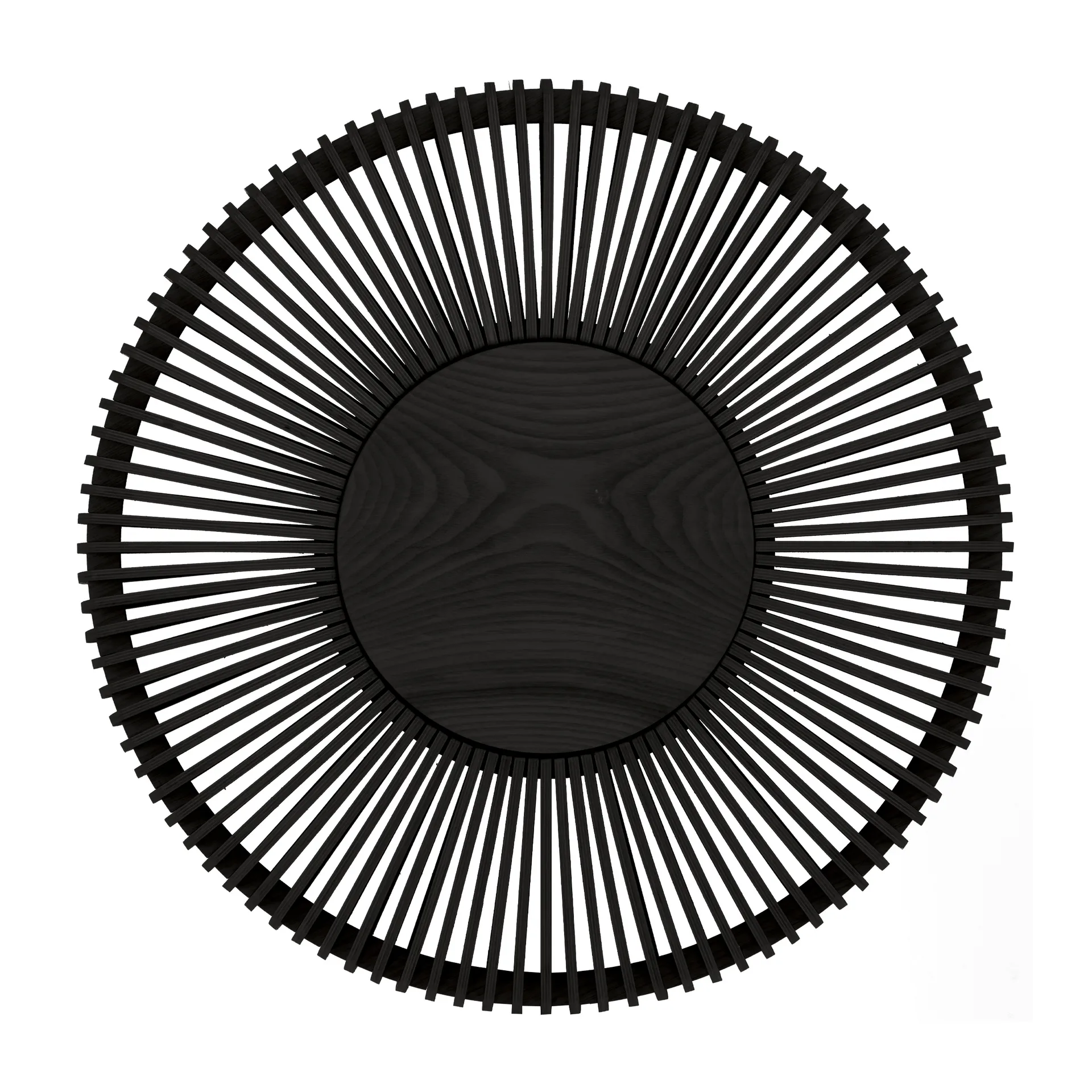 Clava Up wall lamp large, Black oak Umage