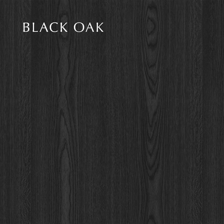 Clava Up wall lamp large, Black oak Umage