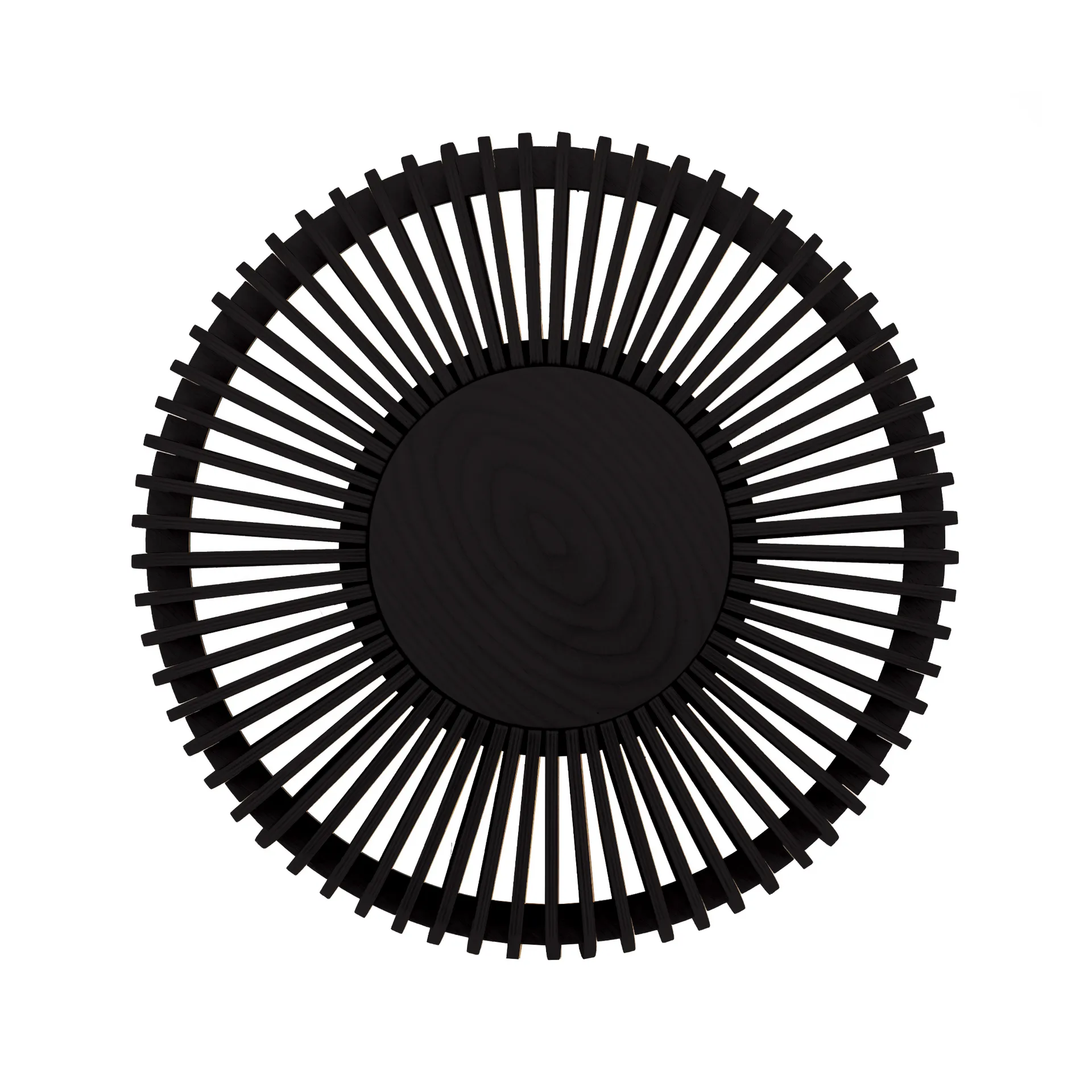 Clava Up wall lamp medium, Black oak Umage