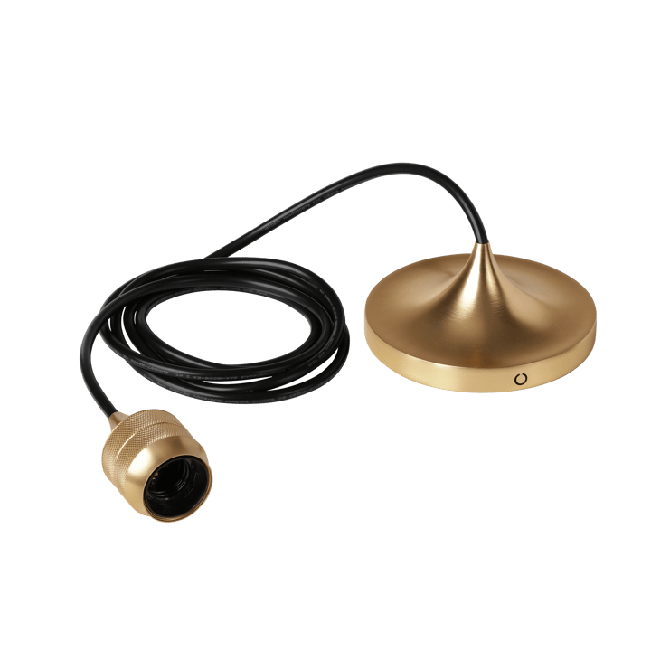 Cord Set Pro lamp suspension - Brushed brass - Umage