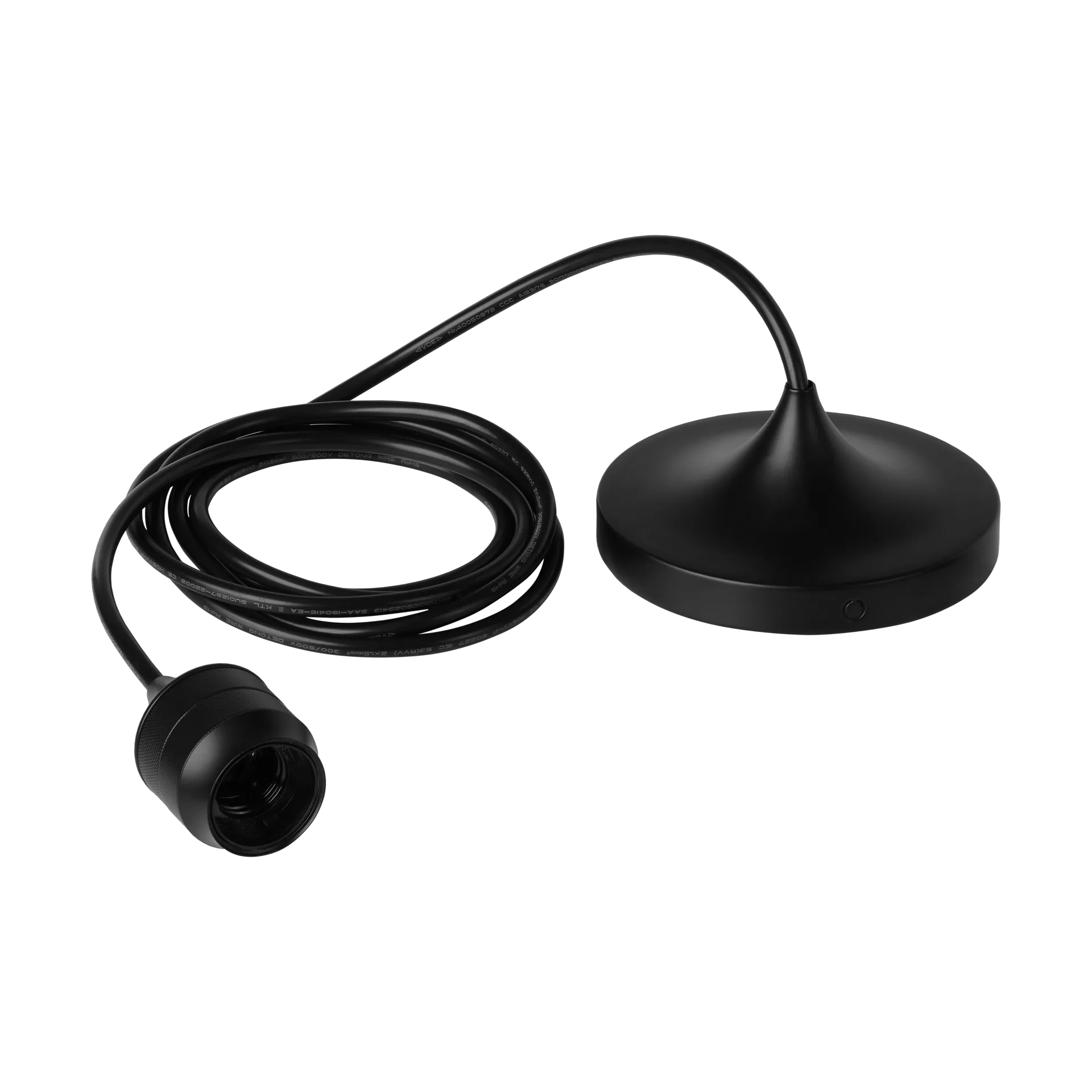 Cord Set Pro Lampenaufhängung, Black Umage