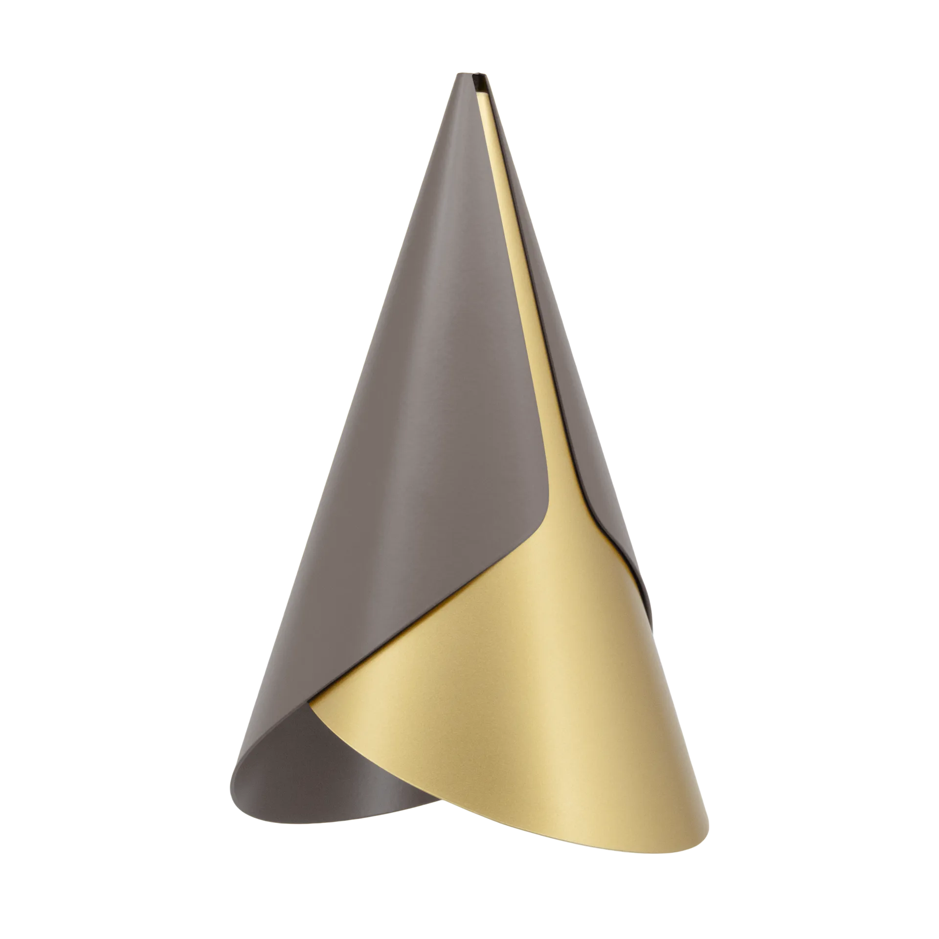 Cornet Lampenschirm, Umbre-brass Umage