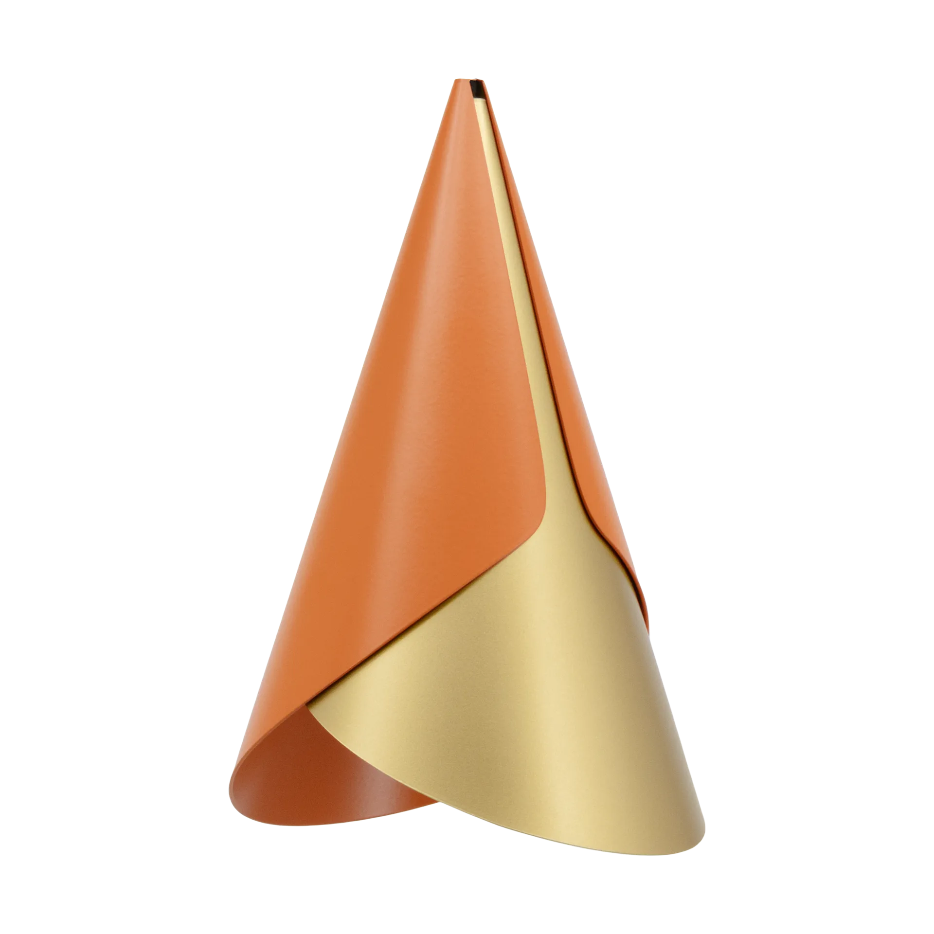 Cornet lampskärm, Nuance orange-brass Umage