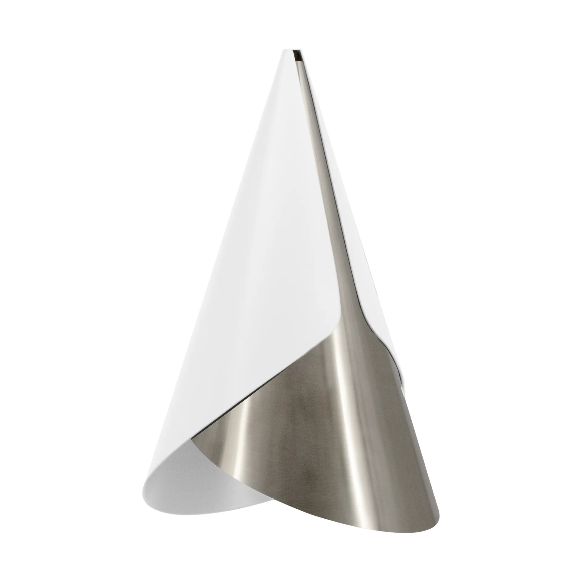 Cornet lampskärm, White-steel Umage