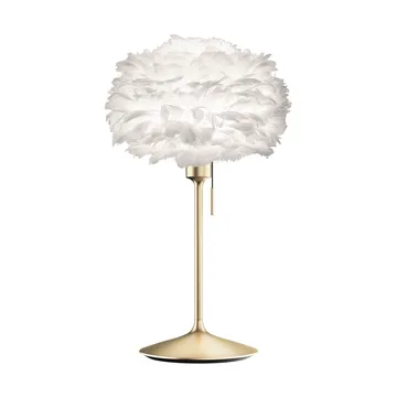 Eos bordslampa mini - Vit-Borstad mässing - Umage