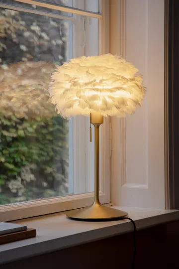 Eos bordslampa mini - Vit-Borstad mässing - Umage